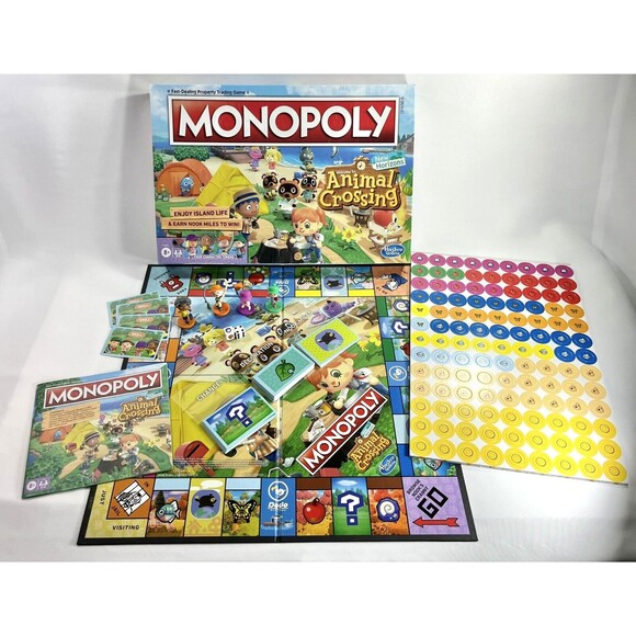 Monopoly Animal Crossing: New Horizons Edition Board Game Hasbro Gaming Complete - Picture 3 of 14